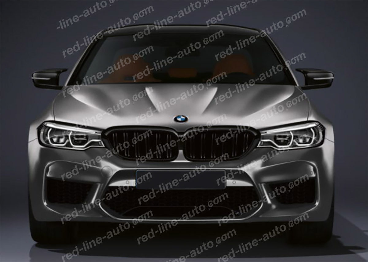 Pre-Facelift BMW G30 5 Series Saloon G31 Estate F90 M5 M-Performance Grille, Gloss Black Double-bar