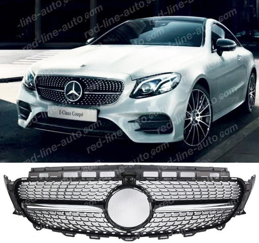 Pre-facelift Mercedes C238 E-Class Coupe A238 Convertible E43 E53 Black AMG Grille, Chrome Diamond
