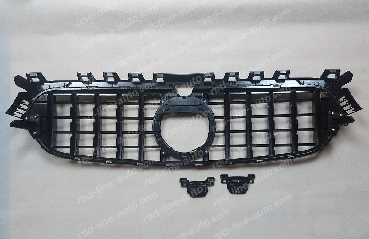 Pre-facelift Mercedes W247 B-Class Hatchback MPV Non-AMG Black GT Grille, Chrome Panamericana