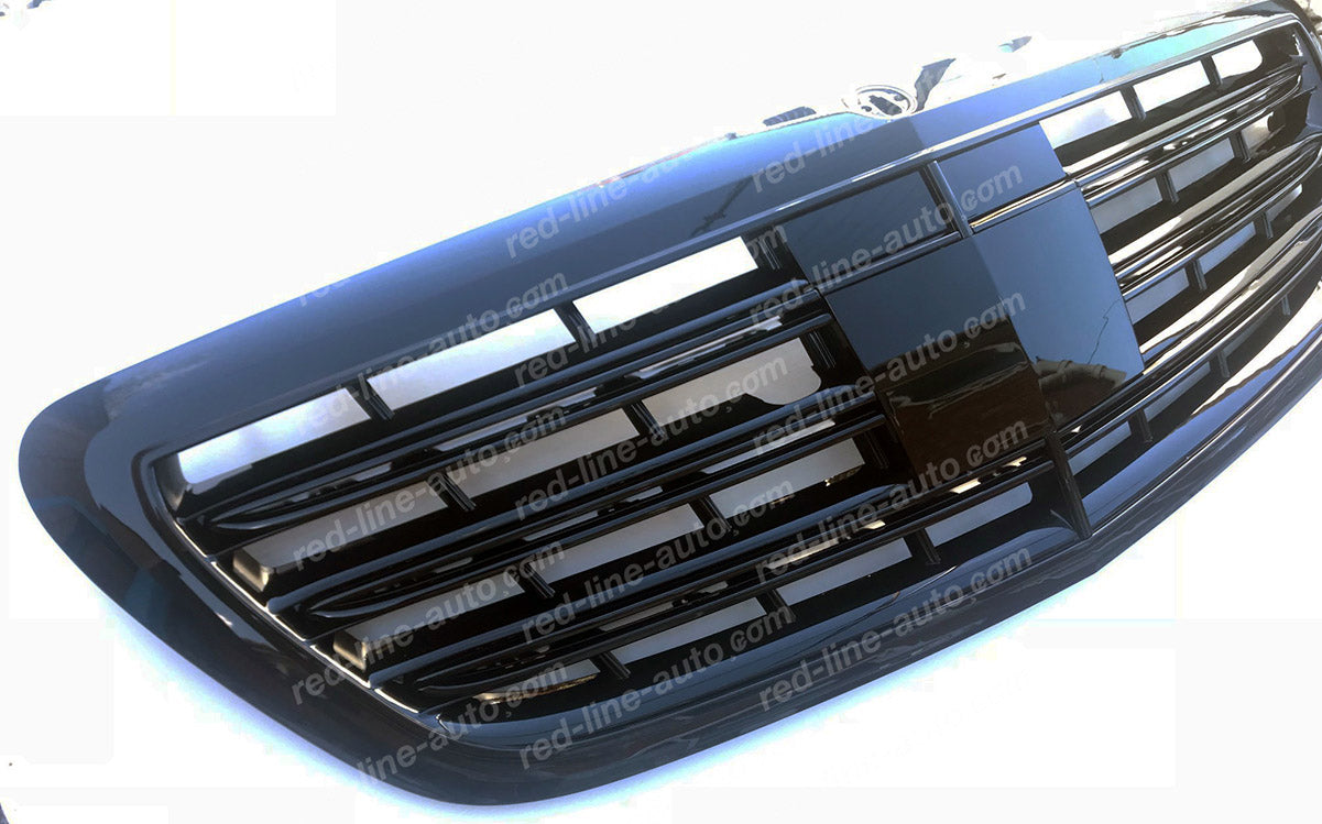 Mercedes S-Class W222 Saloon AMG Grille, VIP-Style Full Gloss Black S350 S63 S65