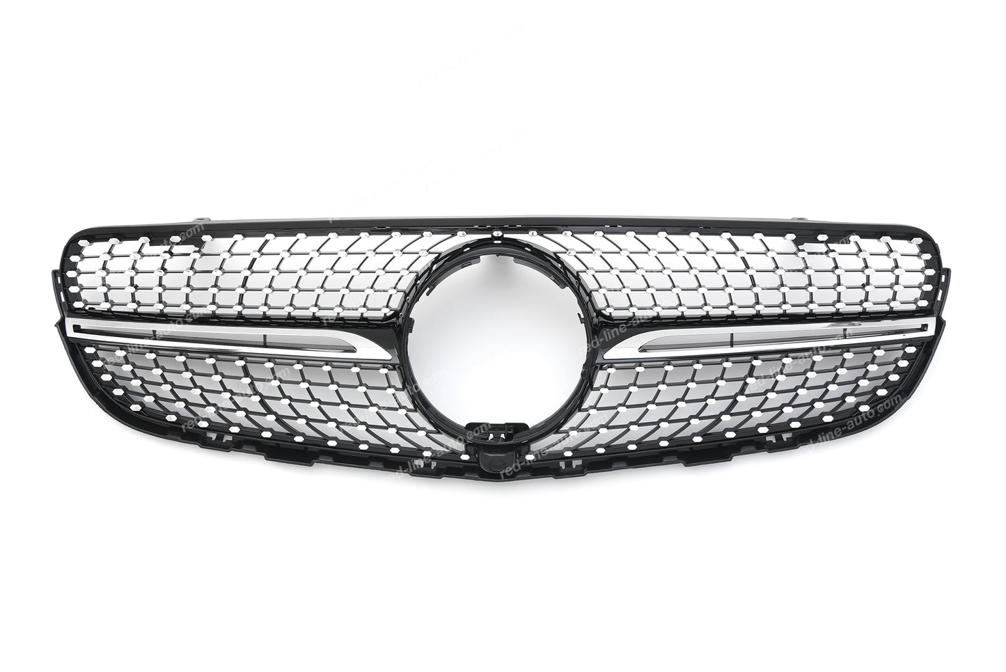 Pre-facelift Mercedes X253 GLC SUV C253 Coupe GLC43 Black AMG Front Grille, Chrome Diamond