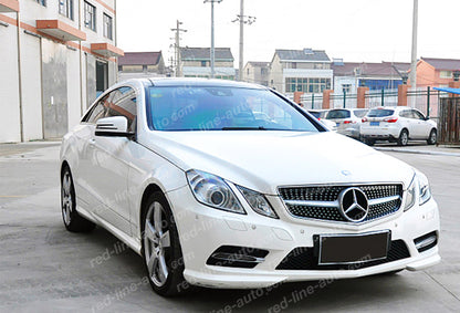 Pre-facelift Mercedes W207 E-Class Coupe C207 Convertible A207 AMG Diamond Front Grille, Iridium Silver