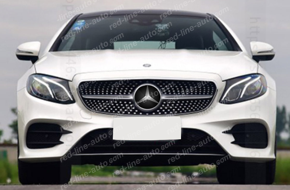 Pre-facelift Mercedes C238 E-Class Coupe A238 Cabriolet E43 E53 Silver AMG Grille, Chrome Diamond