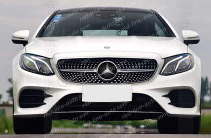 Pre-facelift Mercedes C238 E-Class Coupe A238 Cabriolet E43 E53 Silver AMG Grille, Chrome Diamond