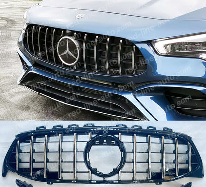 Mercedes W118 CLA C118 Coupe X118 Estate AMG CLA45 GT Grille, Chrome Panamericana