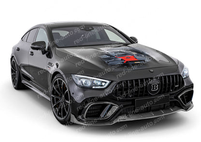 Mercedes X290 AMG GT R 4-Door Coupe Full Gloss Black Series Grille BRABUS 63S