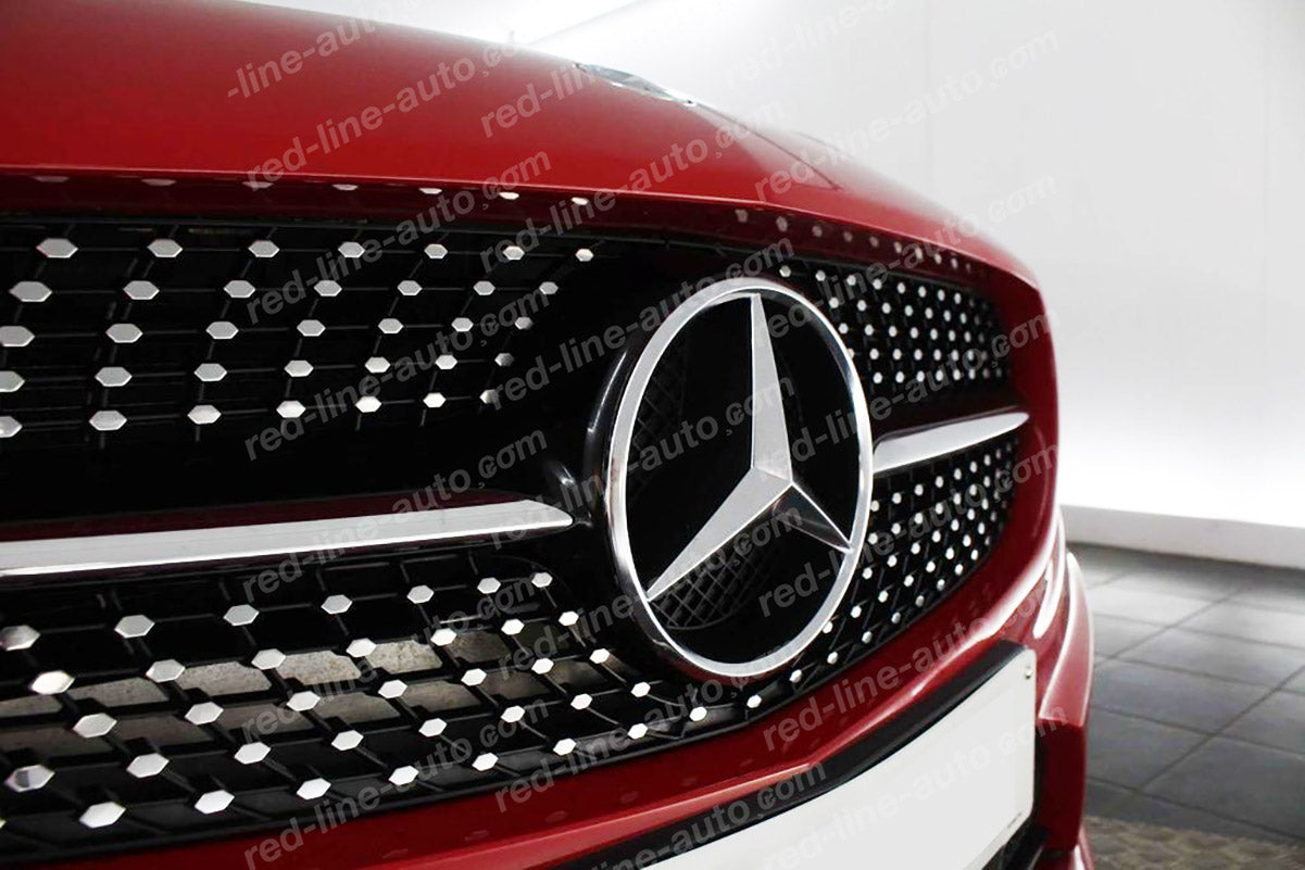 Mercedes W117 CLA C117 Coupe X117 Estate AMG CLA45 Front Grille, Black Diamond