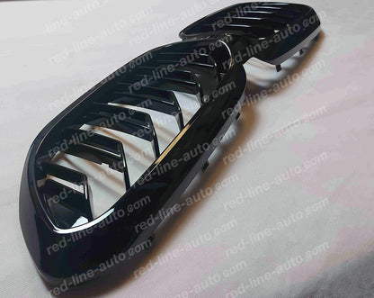 Facelift Conversion Grille BMW G30 5 Series Saloon G31 Estate F90 M5, Gloss Black Competition Twin-slat