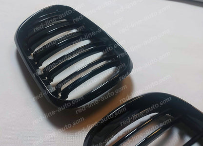 Pre-facelift BMW X5 E53 SUV Dual-slat Grilles M-Performance, Full Gloss Black