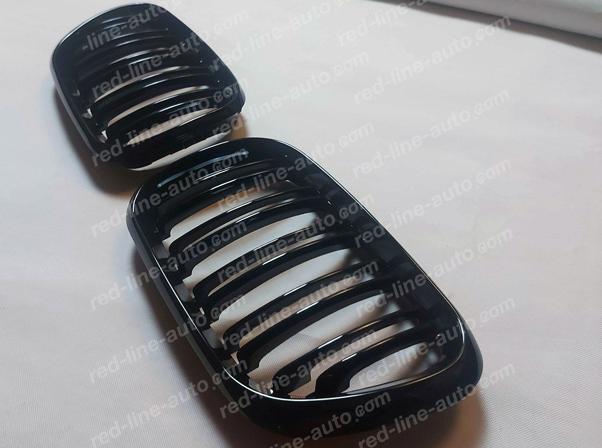 Pre-facelift BMW X5 E53 SUV Dual-slat Grilles M-Performance, Full Gloss Black