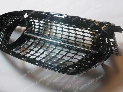 Pre-facelift Mercedes W247 B-Class Hatchback MPV Non-AMG Sport Grille, Black Chrome Diamond