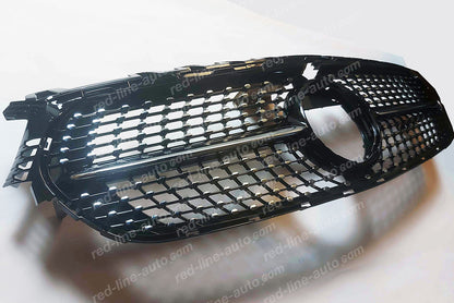 Pre-facelift Mercedes W247 B-Class Hatchback MPV Non-AMG Sport Grille, Black Chrome Diamond