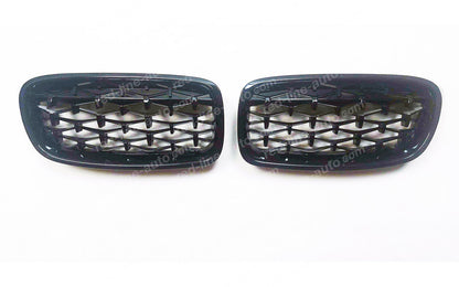 BMW 3 Series F30 Saloon F31 Estate M-Performance Diamond Front Grille, Full Gloss Black