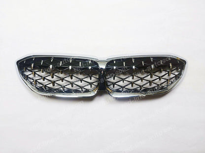 Pre-Facelift BMW 3 Series G20 Saloon G21 Estate M-Performance M340i Diamond Grille, Full Chrome