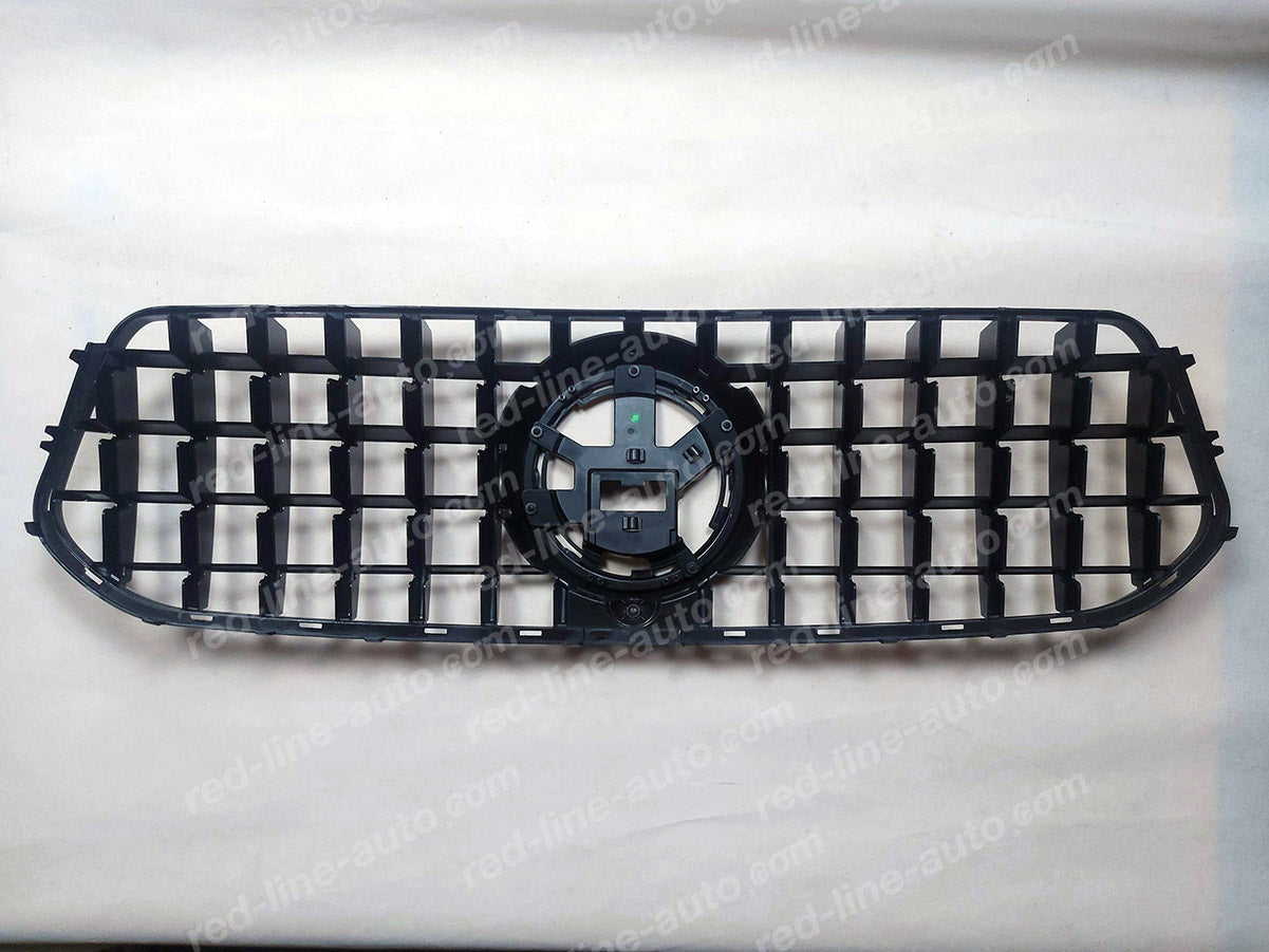 Mercedes W167 GLE V167 SUV C167 Coupe AMG GT Grille, Black with Chrome Panamericana