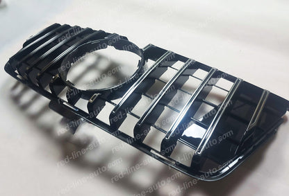 Facelift Mercedes X164 GL SUV AMG Black GT Front Grille, Chrome Panamericana GLS63-look