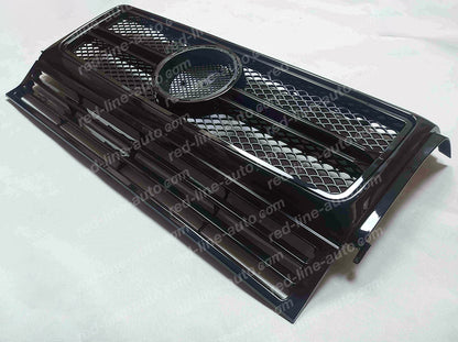 1990-18 Mercedes W463 G-Class SUV Wagon AMG G65 Single-bar Front Grille, Full Obsidian Black