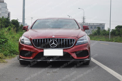 Facelift Mercedes W218 CLS Coupe C218 Shooting Brake X218 AMG Black GT Grille, Chrome Panamericana