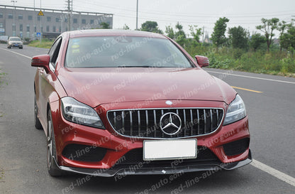 Facelift Mercedes W218 CLS Coupe C218 Shooting Brake X218 AMG Black GT Grille, Chrome Panamericana