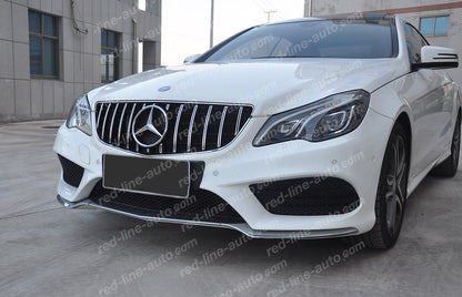 Facelift Mercedes W207 E-Class Coupe C207 Convertible A207 Black AMG GT Grille, Chrome Panamericana