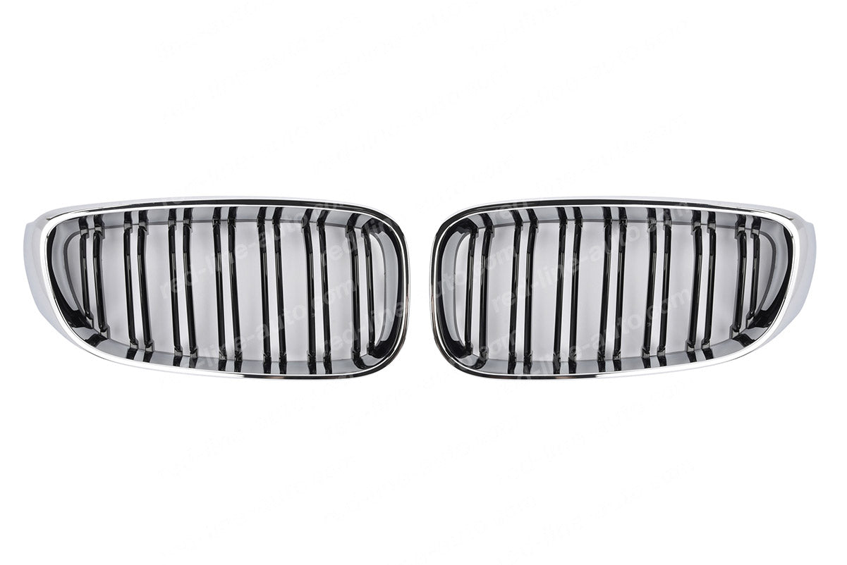 BMW F34 3 Series Gran Turismo 3GT M-Power Grille, Black Twin-bar With Chrome Rim