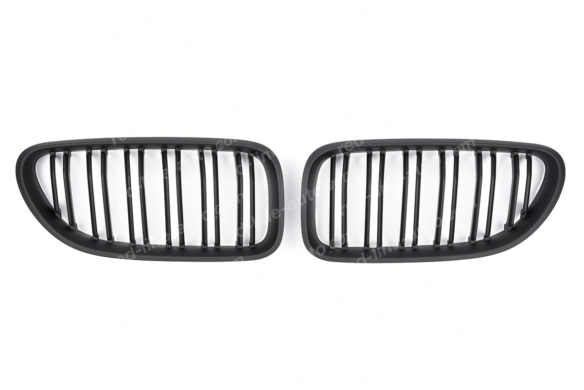 BMW 6 Series F12 Coupe F13 Convertible F06 Grann M-Performance Grille, Matte Black Twin-bar