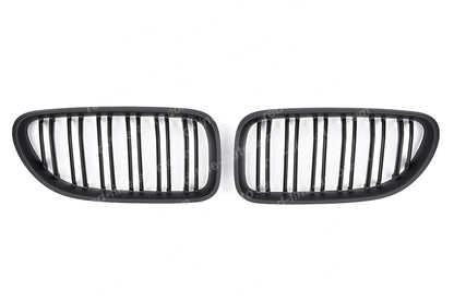 BMW 6 Series F12 Coupe F13 Convertible F06 Grann M-Performance Grille, Matte Black Twin-bar