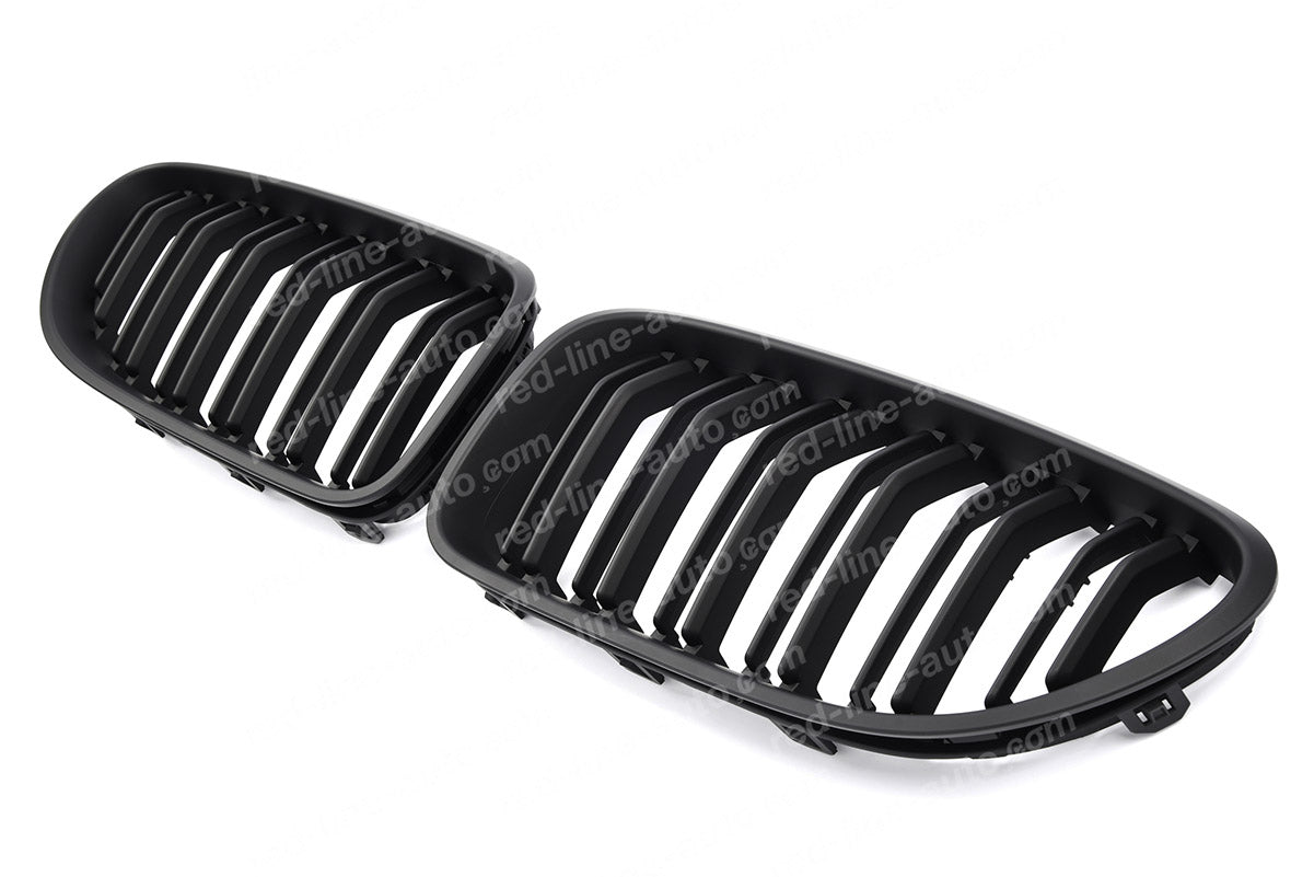 BMW 6 Series F12 Coupe F13 Convertible F06 Grann M-Performance Grille, Matte Black Twin-bar