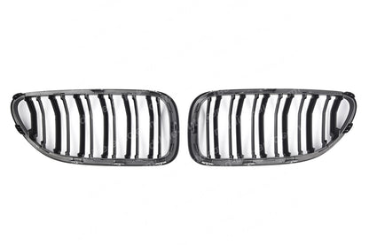 BMW 6 Series F12 Coupe F13 Convertible F06 Grann M-Performance Grille, Matte Black Twin-bar