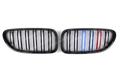 BMW 6 Series F12 Coupe F13 Convertible F06 Gran Twin-Bar Grille, Black with M-Power Tri-Colours