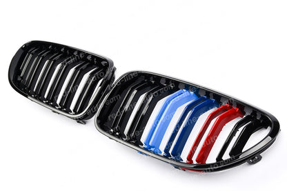 BMW 6 Series F12 Coupe F13 Convertible F06 Gran Twin-Bar Grille, Black with M-Power Tri-Colours