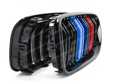 BMW 6 Series F12 Coupe F13 Convertible F06 Gran Twin-Bar Grille, Black with M-Power Tri-Colours