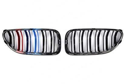 BMW 6 Series F12 Coupe F13 Convertible F06 Gran Twin-Bar Grille, Black with M-Power Tri-Colours