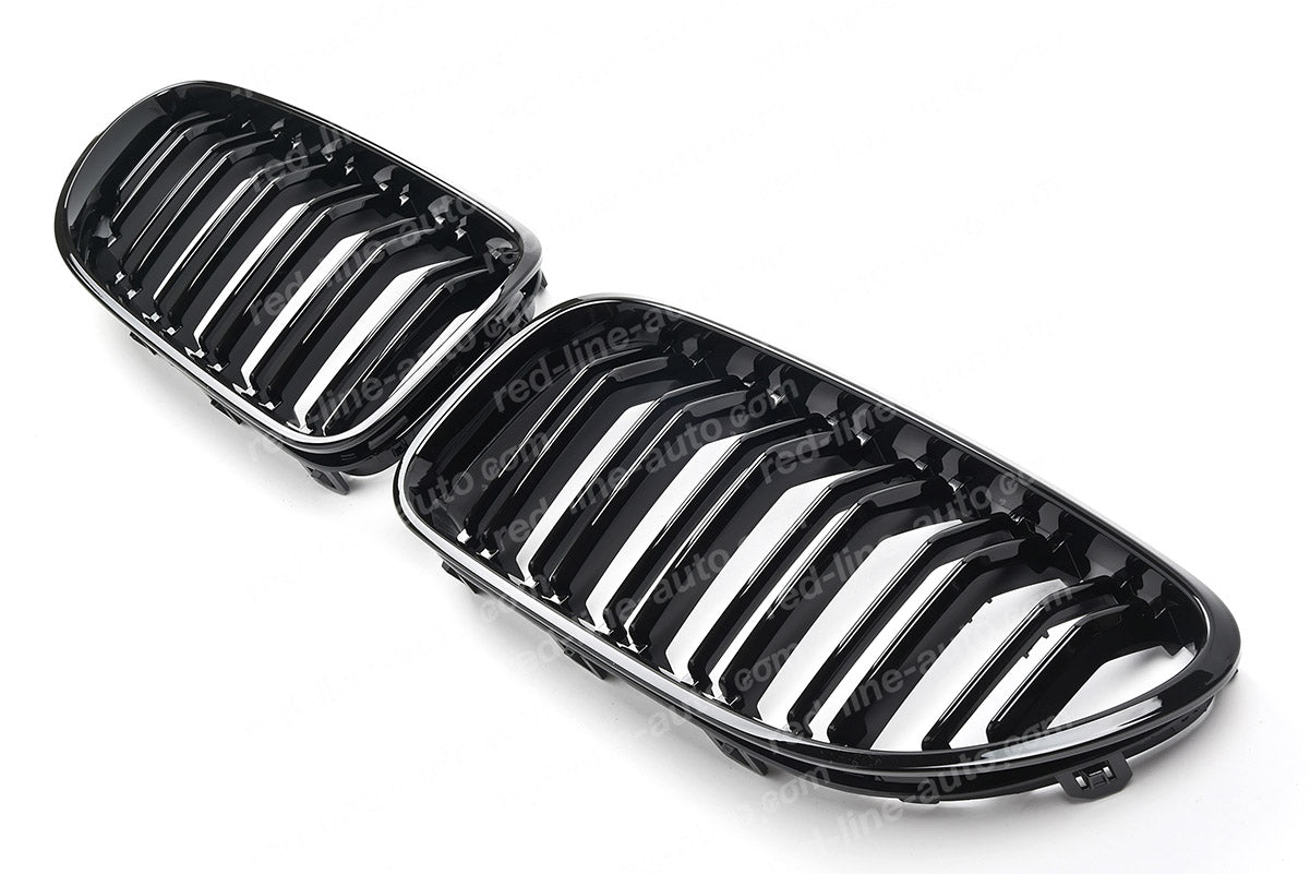 BMW 6 Series F12 Coupe F13 Convertible F06 Gran M-Performance Grille, Gloss Black Double-slat