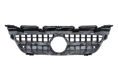 Mercedes R172 SLK Roadster Black SLK55 AMG GT Front Grille, Chrome Panamericana Slat