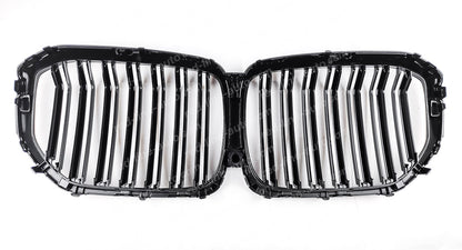 BMW G05 X5 F95 X5M SUV M-Performance Front Grille, Full Gloss Black with Double-bar