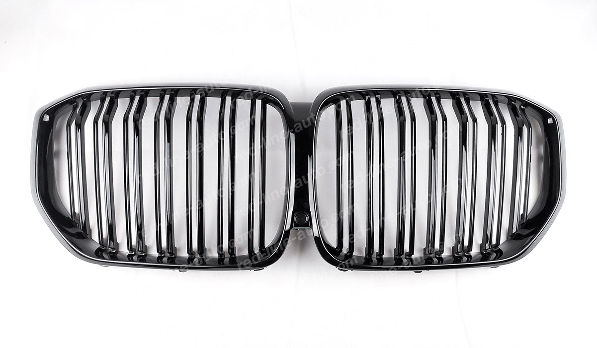 BMW G05 X5 F95 X5M SUV M-Performance Front Grille, Full Gloss Black with Double-bar