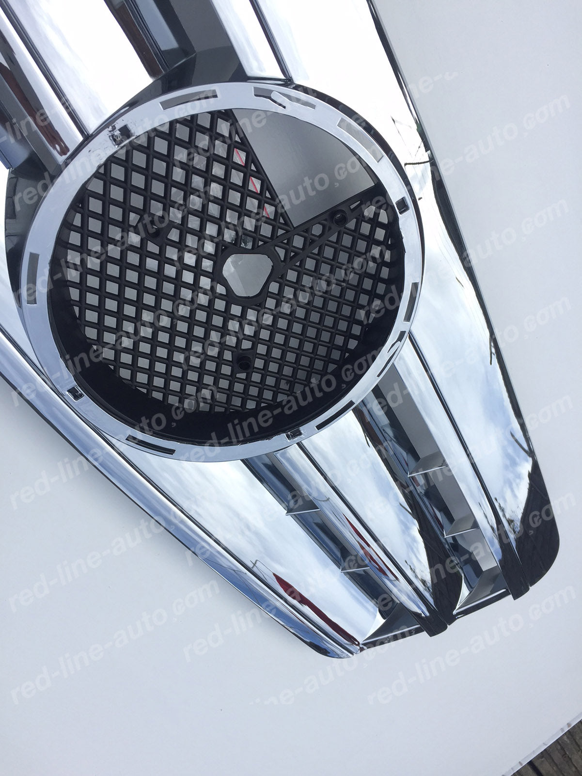 Mercedes W208 CLK Coupe C208 Cabriolet A208 AMG Sport Grille with Star, Full Chrome