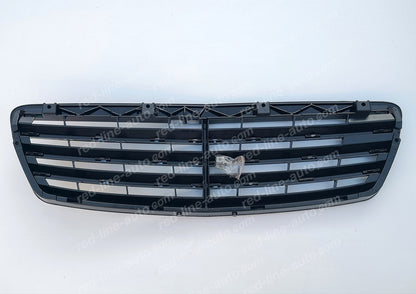 Pre-facelift Mercedes W211 E-Class Saloon S211 Estate VIP Executive Style Grille, Full Gloss Black AMG