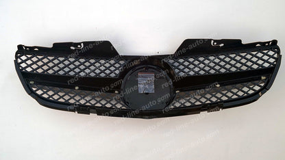 2006+ Facelift Mercedes R230 SL-Class Roadster AMG Grille, Full Gloss Black Singe-fin
