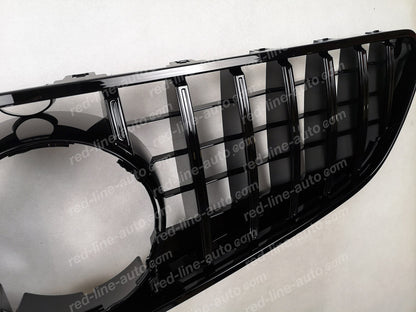 Mercedes W217 S-Class C217 Coupe A217 Cabriolet AMG GT Front Grille, Full Gloss Black Panamericana