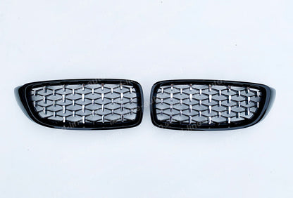 BMW F80 M3 Saloon F82 M4 Coupe F83 Convertible M-Performance Black Diamond Front Grille