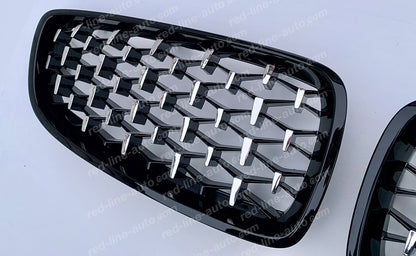 BMW 4 Series F32 Coupe F33 Convertible F36 Gran M-Performance Grille, Black Diamonds