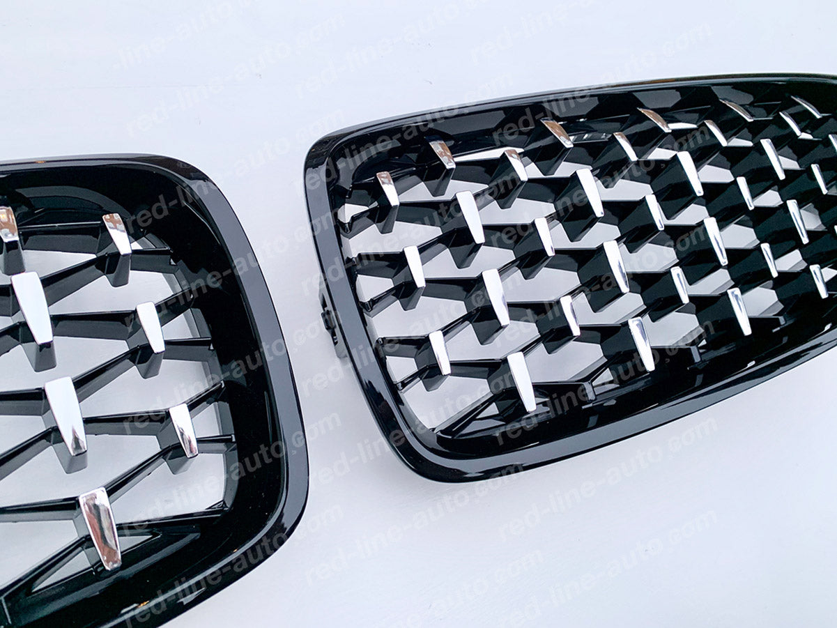 BMW 4 Series F32 Coupe F33 Convertible F36 Gran M-Performance Grille, Black Diamonds