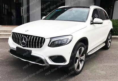 Pre-facelift Mercedes X253 GLC SUV C253 Coupe GLC43 AMG Black GT Grille, Chrome Panamericana