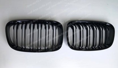 Pre-facelift BMW 1 Series F20 F21 Hatchback M-Performance M135i Grille, Gloss Black Double-Bar