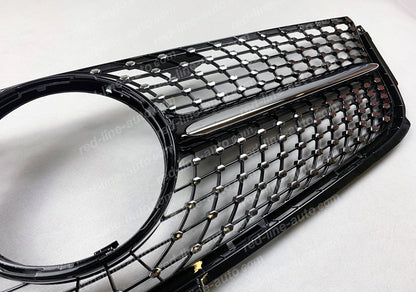 Pre-facelift Mercedes W166 M-Class SUV AMG ML 63 Front Grille, Black Diamond