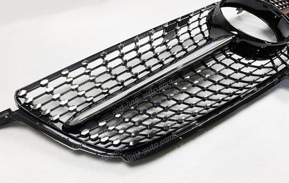 Pre-facelift Mercedes W166 M-Class SUV AMG ML 63 Front Grille, Black Diamond