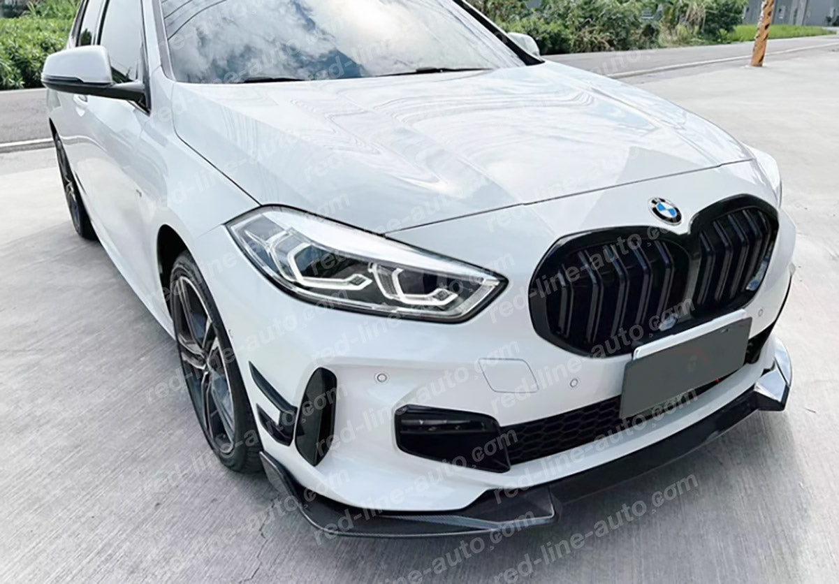 BMW 1 Series F40 Hatchback M-Power Front Grille, Full Gloss Black Double-Slat