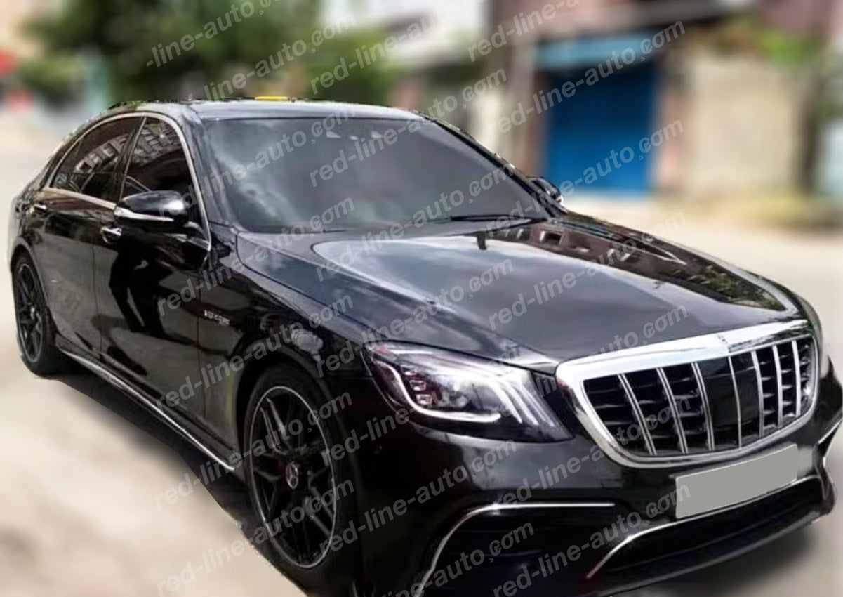 Mercedes S-Class W222 Saloon Maybach AMG Grille, VIP-Style Chrome S350 S400 S500 S63 S65